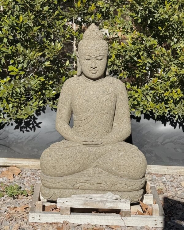 Buda en Piedra Verde / 60-80-100cm